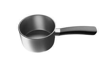 Metal kitchen pot 3d render