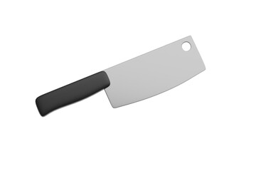 Kitchen meat knife 3d
