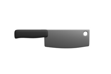 Kitchen meat knife 3d