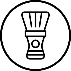 Vector Design Shaving Brush Icon Style
