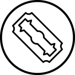 Vector Design Razor Blade Icon Style