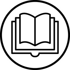 Vector Design Open Book Icon Style