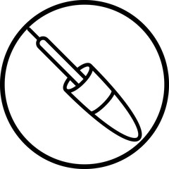 Vector Design Eyeliner Icon Style