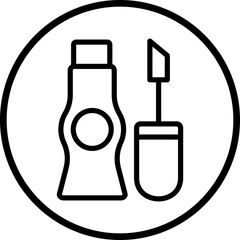 Vector Design Lip Gloss Icon Style