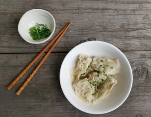 Wonton noodle dim sum Chinese food