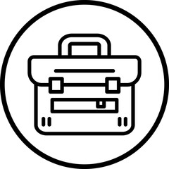 Vector Design Briefcase Icon Style