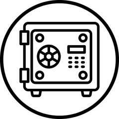 Vector Design Safebox Icon Style