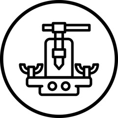 Vector Design Flaring Tool Icon Style