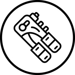 Vector Design Rivet Gun Icon Style