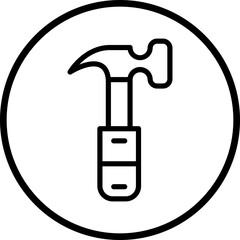 Vector Design Hammer Icon Style