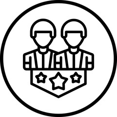 Vector Design Rank Icon Style