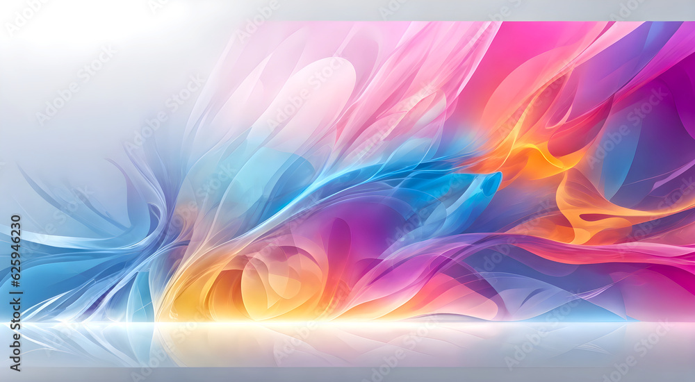 Poster light website background imaginary abstraction, generative ai