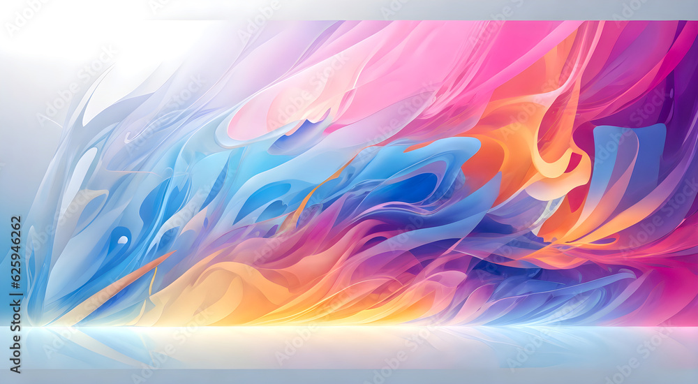 Poster light website background imaginary abstraction, generative ai