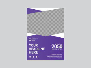 Fototapeta premium Creative corporate book cover design