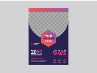 Creative corporate book cover design