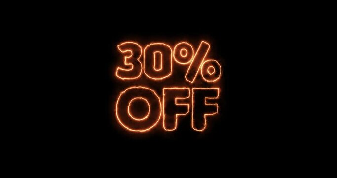 30% Off - Three Types of Discount - 4K Footages
