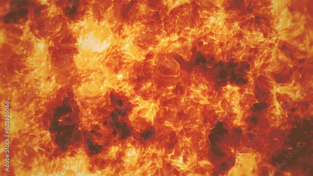 Poster abstract fire patterns background/ 4k animated background of abstract heat fire and flames patterns 