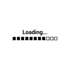 Fototapeta premium Loading bar progress icon system software update and upgrade concept.