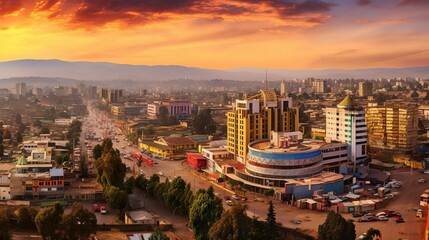 Fototapeta na wymiar Ethiopia - Addis Ababa (ai)