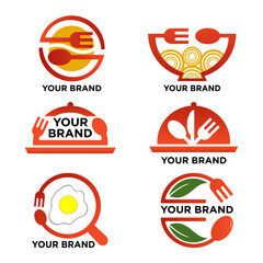 Vector Bundle Restaurant Modern Logo Suitable for a Business Logo