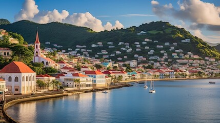 Fototapeta na wymiar Grenada - St. Georges (ai)