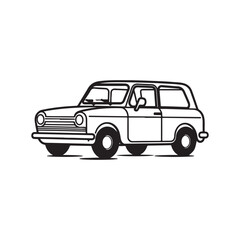 Car icon vector logo 