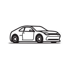 Obraz na płótnie Canvas Car icon vector logo 