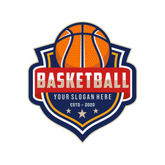 Basketball club logo. Basketball club emblem