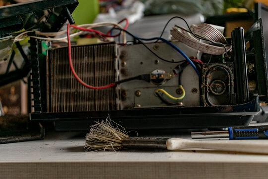 Projetor de Led para filmes e v&iacute;deos, eletr&ocirc;nica, circuito, fresnel