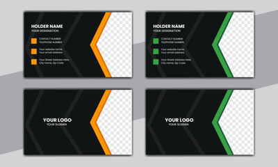 Corporate Business card design for personal identity