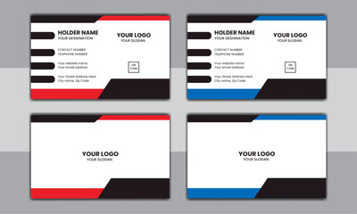 Professional Business card design for personal identity