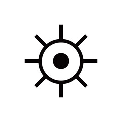 Obraz premium 地図記号、灯台