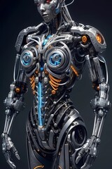 cyborg made with Generative AI 