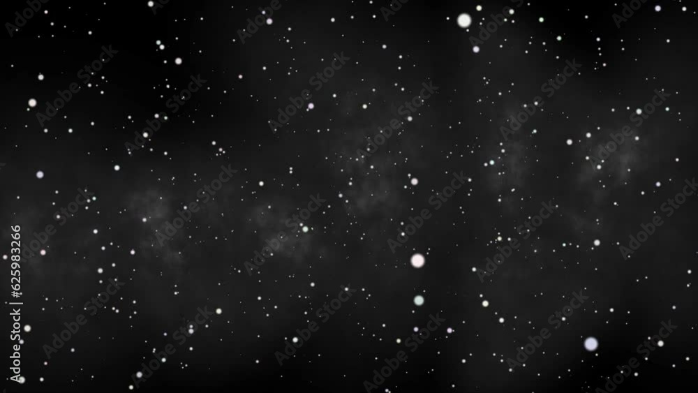 Poster deep fly through large clusters of stars and galaxies to the far reaches of the universe. stars and 