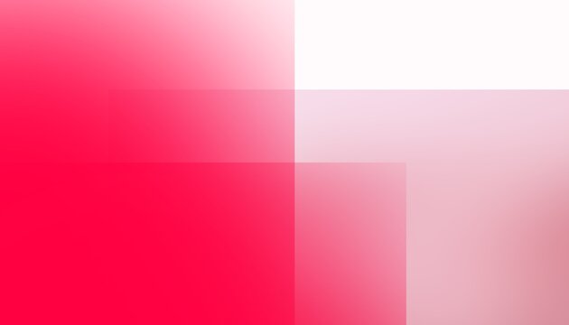 red pink white geometric square shapes pattern rectangle romantic minimal abstract background glassmorphism template