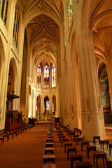 Fototapeta na wymiar Paris; France - april 27 2023 : Saint Gervais Saint protais church