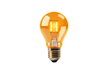 Lighting Isolated on Transparent Background. AI