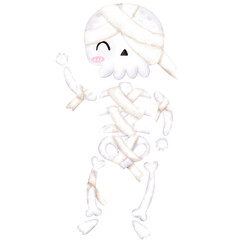 Cute Skeleton, Skull, Cute Halloween, Skeleton