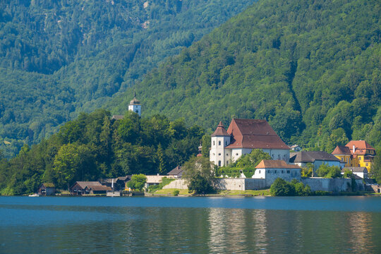 Traunkirchen on the Traunsee, Upper Austria, Kirche Maria Kr&ouml;nung