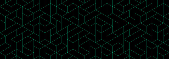 Vector seamless linear pattern. Abstract geometric background. Stylish fractal texture,