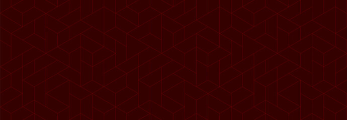 Fototapeta premium Vector seamless linear pattern. Abstract geometric background. Stylish fractal texture,