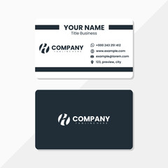 a business card that looks front and back is bright in color and has an elegant design pleasing to the eye