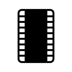Obraz premium Film Strip icon. sign for mobile concept and web design color editable