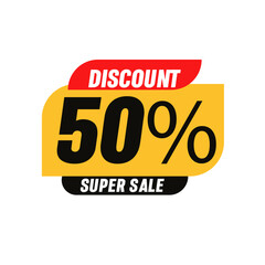 50 percent off discount