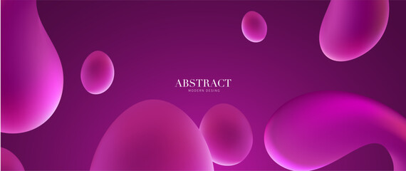 Abstract background with bubbles, Pink liquid 