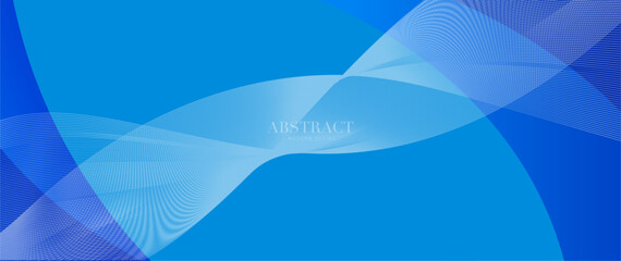 Abstract blue background with waves