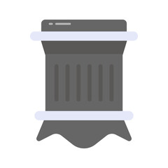 Grab this amazing icon of camera lens in trendy flat style