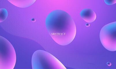 Abstract background with bubbles