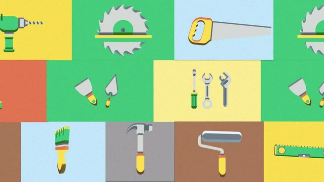 set of icons of utensils
