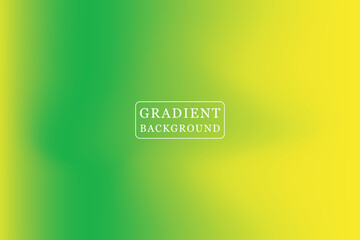 Abstract colorful green and yellow vector gradient background, Abstract illustration with Smooth gradient blur green background design for banner, ads, and presentation templates